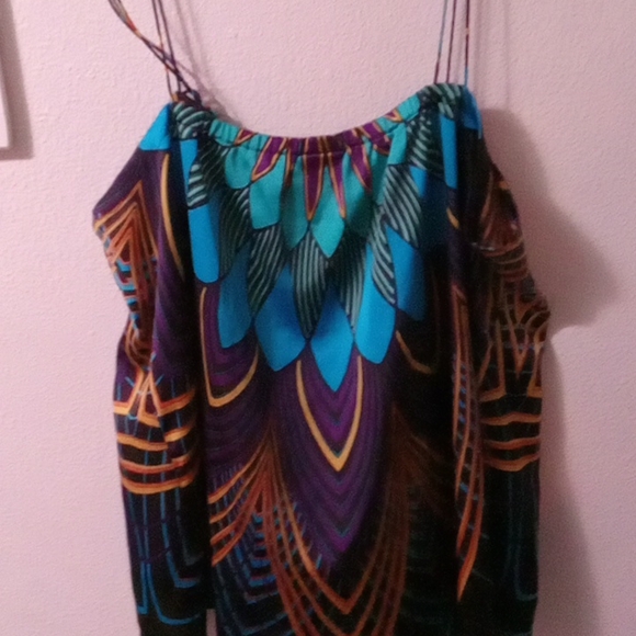 #NICOLEMILLER xl #satin string top. Gorgeous colors - Picture 4 of 4